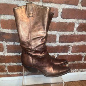 Cowboy Boots Bronze